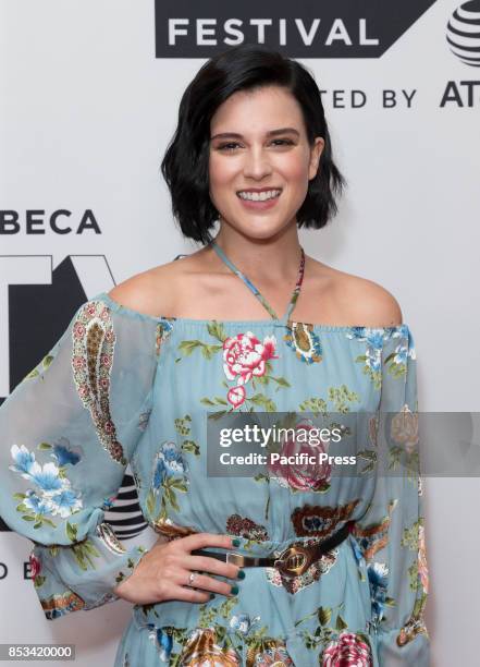 Alexandra Socha attends Red Oaks season 3 premiere during Tribeca TV festival at Cinepolis Chelsea.