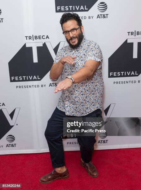 Ennis Esmer attends Red Oaks season 3 premiere during Tribeca TV festival at Cinepolis Chelsea.