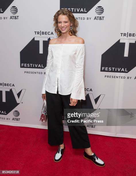 Alison Lanier attends Red Oaks season 3 premiere during Tribeca TV festival at Cinepolis Chelsea.