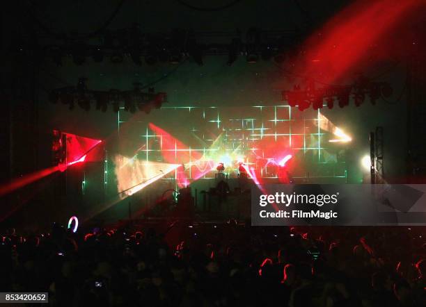 Pretty Lights performs on Fremont Stage during day 3 of the 2017 Life Is Beautiful Festival on September 24, 2017 in Las Vegas, Nevada.