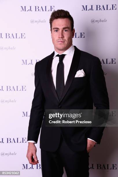 Jeremy Cameron attends the M.J. Bale Brownlow Downlow at Crown Metropole Southbank on September 25, 2017 in Melbourne, Australia.