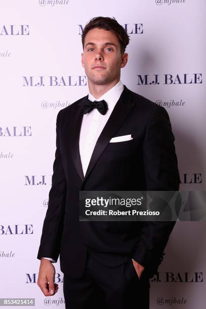 Josh Kelly attends the M.J. Bale Brownlow Downlow at Crown Metropole Southbank on September 25, 2017 in Melbourne, Australia.