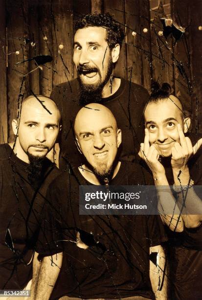 Photo of Serj TANKIAN and SYSTEM OF A DOWN and John DOLMAYAN and Shavo ODADJIAN and Daron MALAKIAN; L-R : John Dolmayan, Shavo Odadjian, Daron...