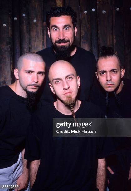 Photo of Serj TANKIAN and SYSTEM OF A DOWN and John DOLMAYAN and Shavo ODADJIAN and Daron MALAKIAN; L-R : John Dolmayan, Shavo Odadjian, Daron...