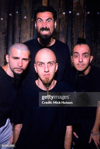 Photo of Serj TANKIAN and SYSTEM OF A DOWN and John DOLMAYAN and Shavo ODADJIAN and Daron MALAKIAN; L-R : John Dolmayan, Shavo Odadjian, Daron...