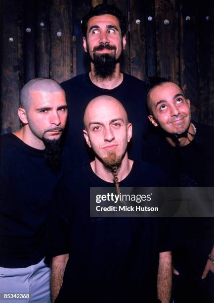 Photo of Serj TANKIAN and SYSTEM OF A DOWN and John DOLMAYAN and Shavo ODADJIAN and Daron MALAKIAN; L-R : John Dolmayan, Shavo Odadjian, Daron...