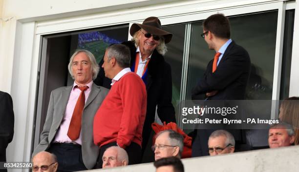 Owen Oyston in the directors box during the Sky Bet Championship match at Bloomfield Road, Blackpool.