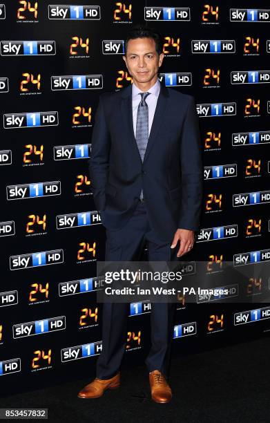 Benjamin Bratt attending the 24: Live Another Day UK Premiere at Old Billingsgate, London.