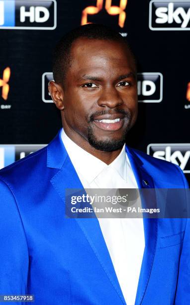 Gbenga Akinnagbe attending the 24: Live Another Day UK Premiere at Old Billingsgate, London. PRESS ASSOCIATION Photo. Picture date: Tuesday May 6,...