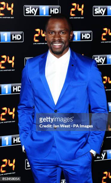 Gbenga Akinnagbe attending the 24: Live Another Day UK Premiere at Old Billingsgate, London. PRESS ASSOCIATION Photo. Picture date: Tuesday May 6,...