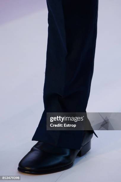 Shoe Detail at the Missoni show during Milan Fashion Week Spring/Summer 2018 on September 23, 2017 in Milan, Italy.