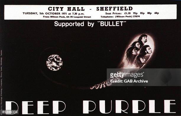 Photo of CONCERT POSTERS and DEEP PURPLE; Concert poster