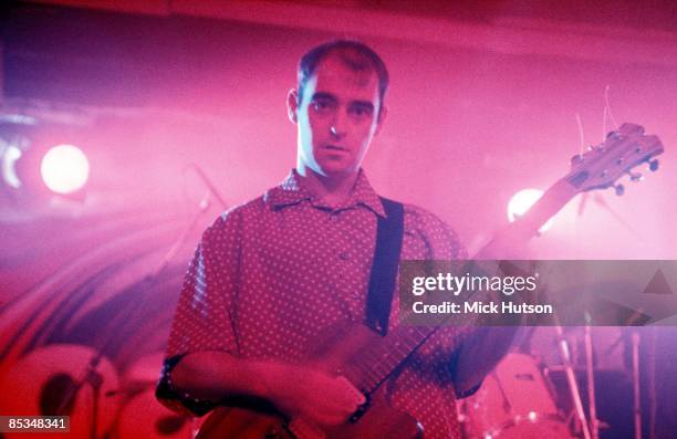 Photo of Paul 'Bonehead' ARTHURS and OASIS; Paul 'Bonehead' Arthurs performing live onstage