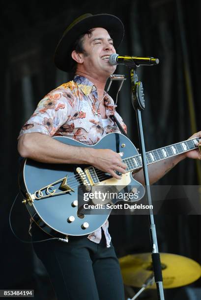 Singer G Love of G Love and Special Sauce performs onstage during the 2017 Bourbon and Beyond Festival at Champions Park on September 24, 2017 in...