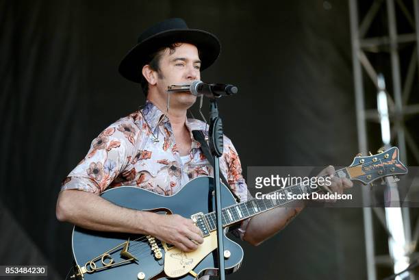 Singer G Love of G Love and Special Sauce performs onstage during the 2017 Bourbon and Beyond Festival at Champions Park on September 24, 2017 in...