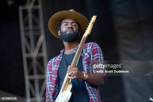 Musician Gary Clark Jr performs onstage during the 2017 Bourbon and Beyond Festival at Champions Park on September 24, 2017 in Louisville, Kentucky.