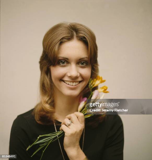 English-Australian singer, Olivia Newton-John, at Clareville Studios, Clareville Street, London, 1971.