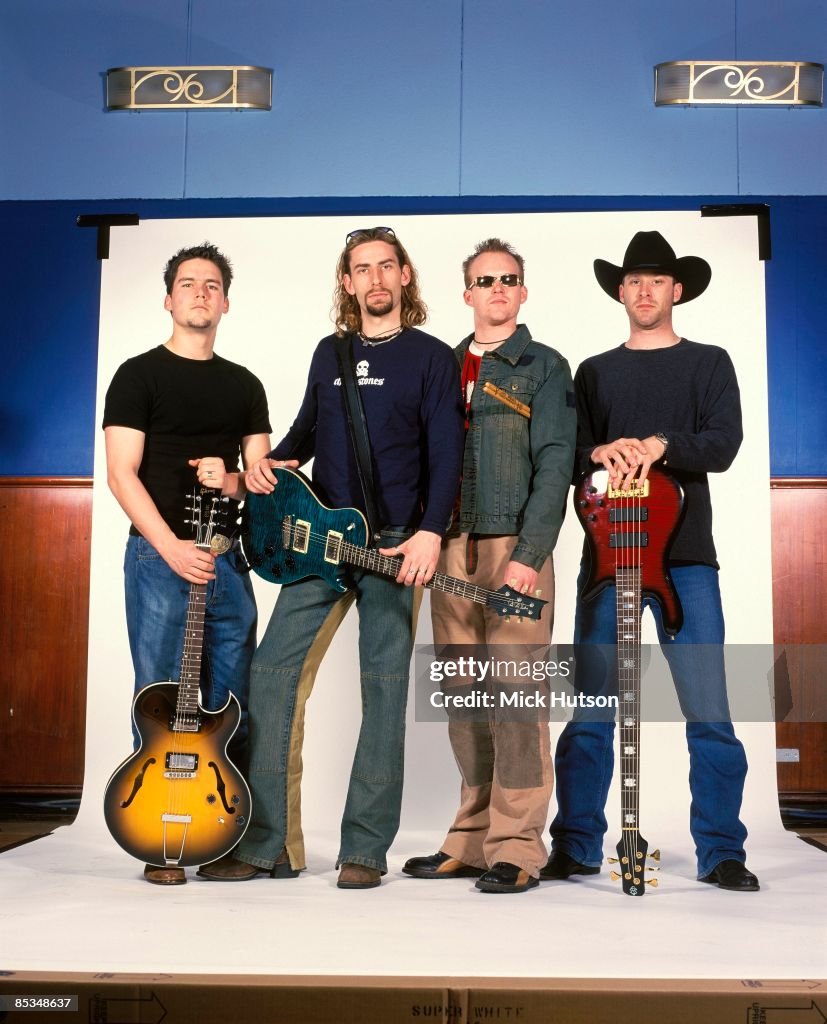 Photo of Mike KROEGER and Ryan VIKEDAL and Chad KROEGER and Ryan PEAKE and NICKELBACK