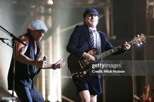 Photo of Angus YOUNG and Brian JOHNSON and AC DC and AC/DC Photo of Angus YOUNG and Brian JOHNSON and AC DC and AC/DC
