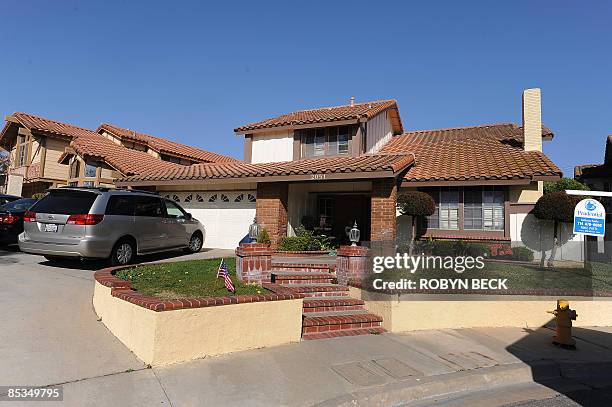 The new house for Nadya Suleman, mother of octuplets born earlier this year, is pictured in La Habra, California, 10 March 2009. "Octo-mom" Nadya...