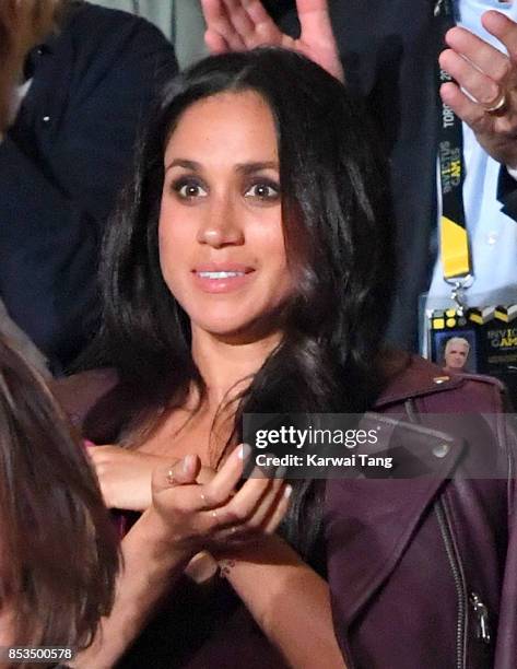 Meghan Markle attends the Opening Ceremony of the Invictus Games Toronto 2017 at the Air Canada Arena on September 23, 2017 in Toronto, Canada. The...