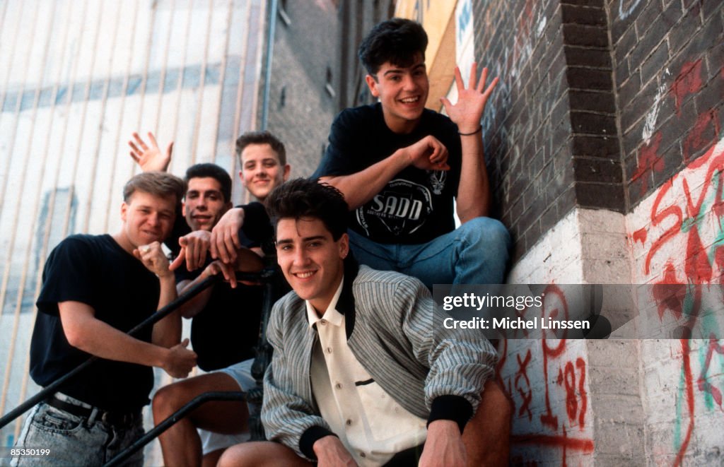 Photo of NEW KIDS ON THE BLOCK and Donnie WAHLBERG and Joey McINTYRE and Danny WOOD and Jonathan KNIGHT and Jordan KNIGHT