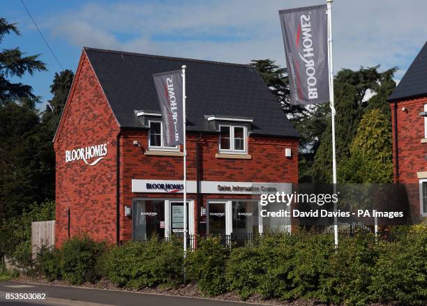 Abbey Springs new housing development in Pershore, Worcestershire. Tuesday May 13 2014.