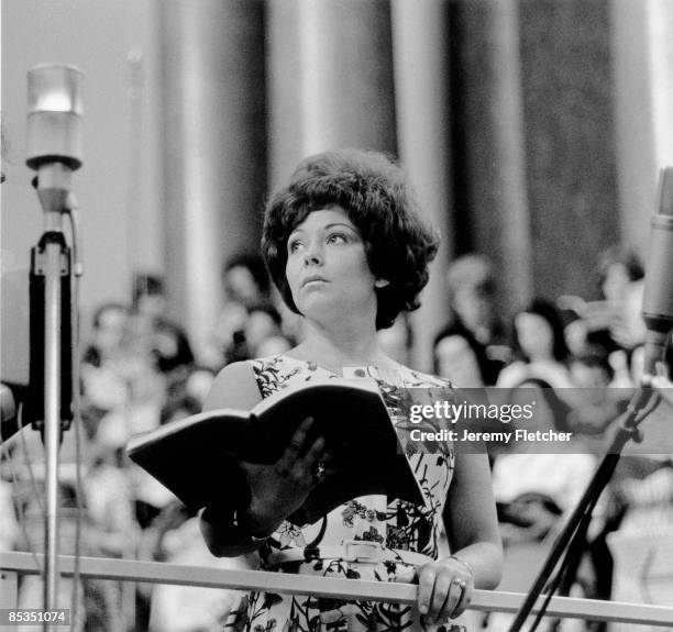 Photo of Sheila ARMSTRONG; On stage at Leeds Town Hall