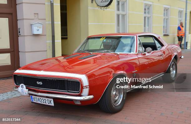 Chevrolet Camaro SS in the '6th Ebreichsdorf-Classic' oldtimer ralley at Markt Piesting on September 2, 2017 in Markt Piesting, Austria.