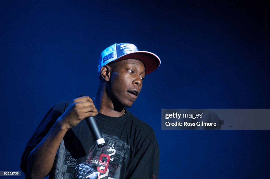 Dizee Rascal Photo Photo of Dizzee RASCAL; Dizzie Rascal plays the Glasgow Carling... News ...