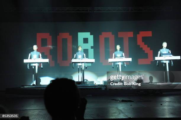 Photo of KRAFTWERK, Robots on stage