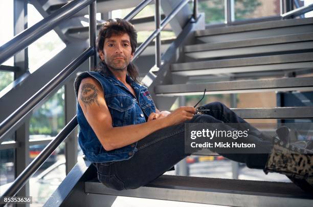 Photo of BON JOVI and Alec John SUCH; Posed portrait of Alec John Such