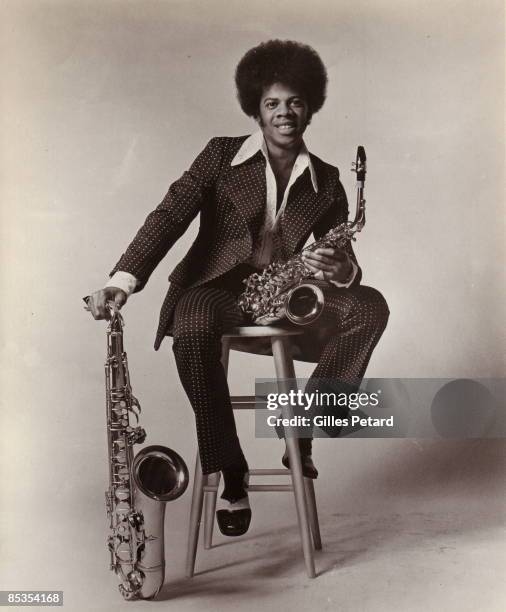 Photo of Jimmy CASTOR; posed, studio