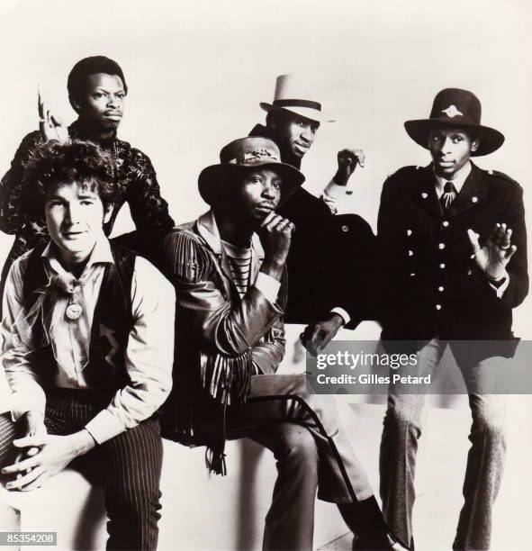 Photo of CHAMBERS BROTHERS; posed, studio, group shot