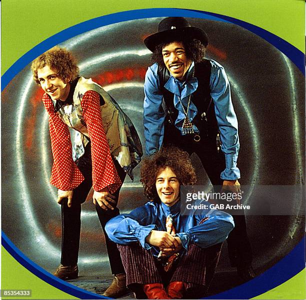 Photo of Jimi HENDRIX EXPERIENCE and Jimi HENDRIX and Mitch MITCHELL and Noel REDDING; L-R: Mitch Mitchell, Noel Redding , Jimi Hendrix - posed,...