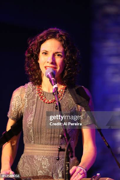 Abbie Gardner and Red Molly perform at City Winery on September 24, 2017 in New York City.