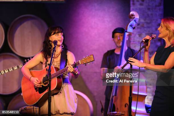 Molly Venter and Red Molly perform at City Winery on September 24, 2017 in New York City.