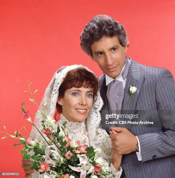 Alice, a television situation comedy, originally broadcast on CBS. Featuring Beth Howland and Charles Levin . Image dated June 1, 1983.