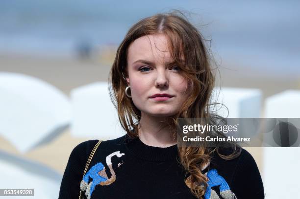 Actress Maria Dragus attends to Licht/Madmoiselle Paradis' Photocall - 65th San Sebastian Film Festival on September 25, 2017 in San Sebastian, Spain.