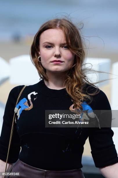 Actress Maria Dragus attends to Licht/Madmoiselle Paradis' Photocall - 65th San Sebastian Film Festival on September 25, 2017 in San Sebastian, Spain.