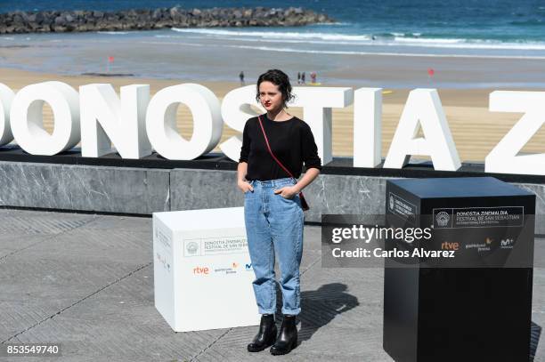 Actress Maresi Riegner attends to Licht/Madmoiselle Paradis' Photocall - 65th San Sebastian Film Festival on September 25, 2017 in San Sebastian,...