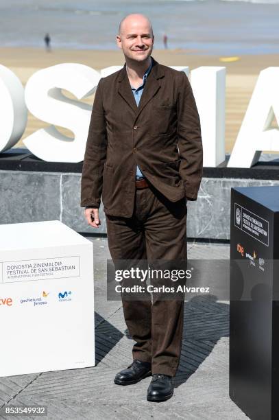Actor Lukas Miko attends to Licht/Madmoiselle Paradis' Photocall - 65th San Sebastian Film Festival on September 25, 2017 in San Sebastian, Spain.