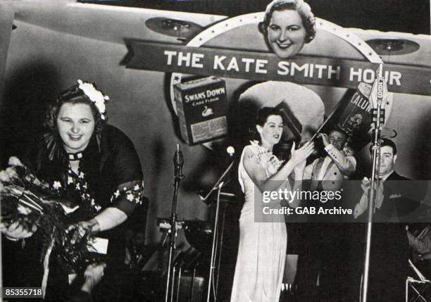 Photo of Kate SMITH, Kate Smith and Jo Stafford on the 'Kate Smith Hour' - -