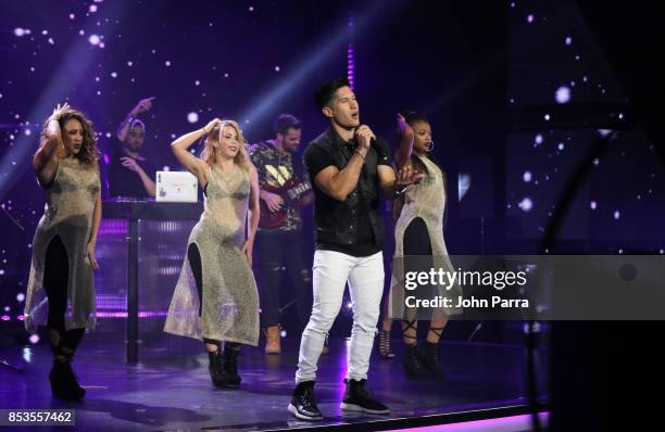 Chyno Miranda performs during TODOS UNIDOS Telemundo's Primetime Special from Cisneros Studio on September 24, 2017 in Miami, Florida.