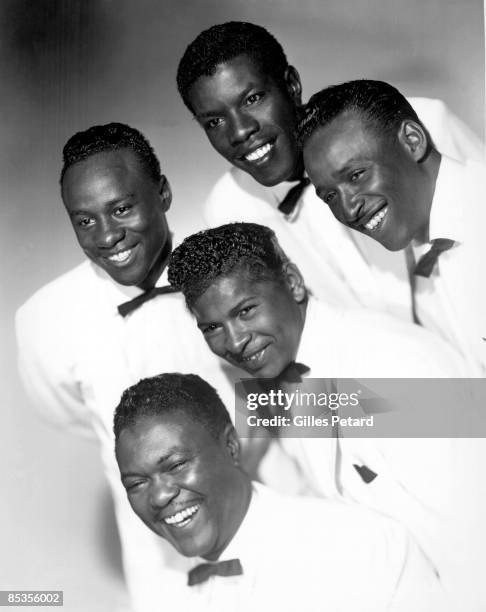 Photo of CADETS; Back - Willie Davis, Dub Jones, Front- Lloyd McCraw, Ted Taylor and Aaron Collins