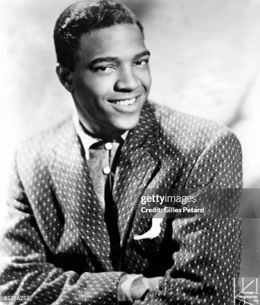 Photo of Clyde McPHATTER; Posed studio portrait of Clyde McPhatter