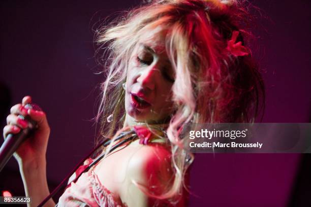 Photo of TEXAS CHAINSAW TRAVELLING HORROR and QUEENADREENA, Katie Jane Garside performing on stage at the Texas Chainsaw Travelling Horror Picture...
