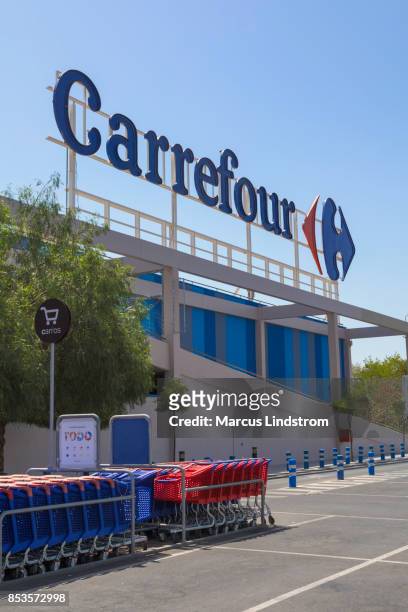 carrefour supermarket - carrefour market stock pictures, royalty-free photos & images