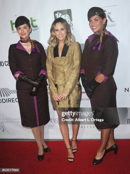 Personality Keltie Knight arrives for the Face Forward 8th Annual Gala held at Taglyan Cultural Complex on September 23, 2017 in Hollywood,...