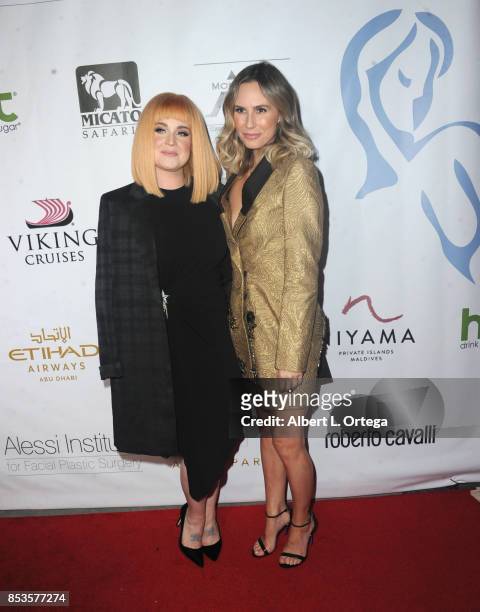 Personalites Kelly Osbourne and Keltie Knight arrive for the Face Forward 8th Annual Gala held at Taglyan Cultural Complex on September 23, 2017 in...